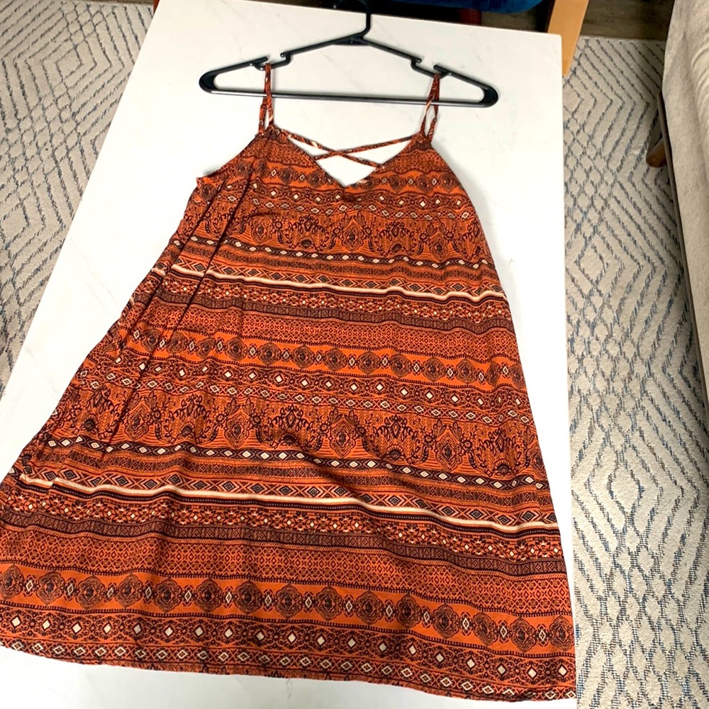 Forever 21 Bohemian Mini Dress Medium